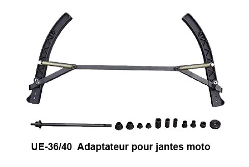 L’adaptateur de jantes de moto pour équilibreuses de pneus permet le montage et l’équilibrage de roues de moto